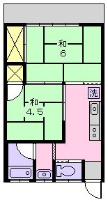 ハイツアキヤマ 102（2枚目）