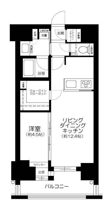 アスコットパーク日本橋浜町ＢＩＳＩＫＩ 304（2枚目）