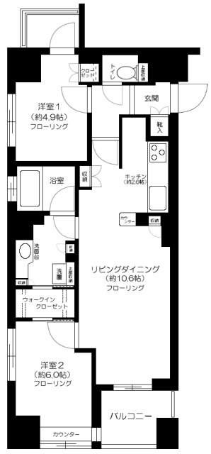 プレミスト日本橋浜町リデアル 901（2枚目）