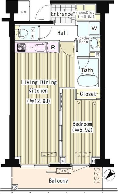 ＰＲＩＭＥ　ＵＲＢＡＮ　東中野　ＣＯＵＲＴ 102（2枚目）