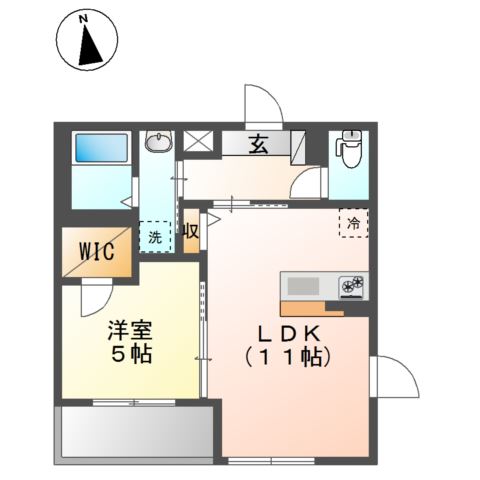 仮）西早稲田２丁目マンション新築工事 206（4枚目）