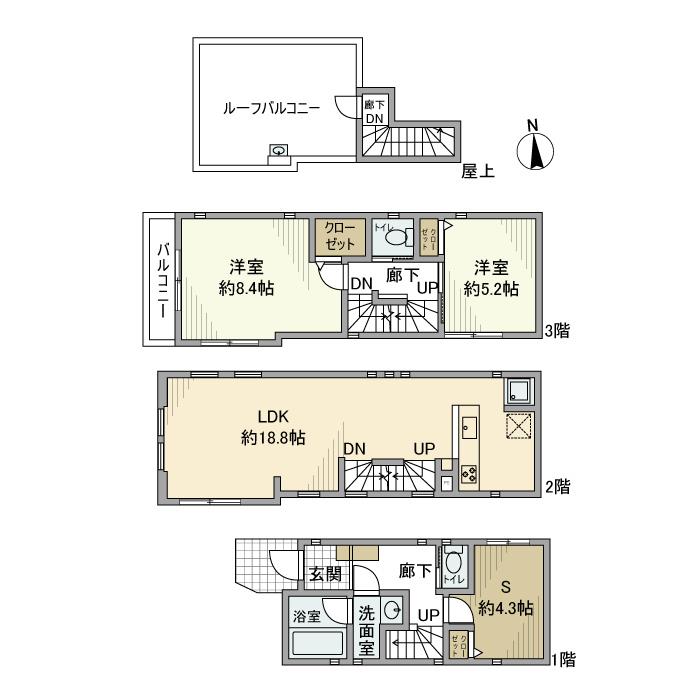 天神町戸建（2枚目）