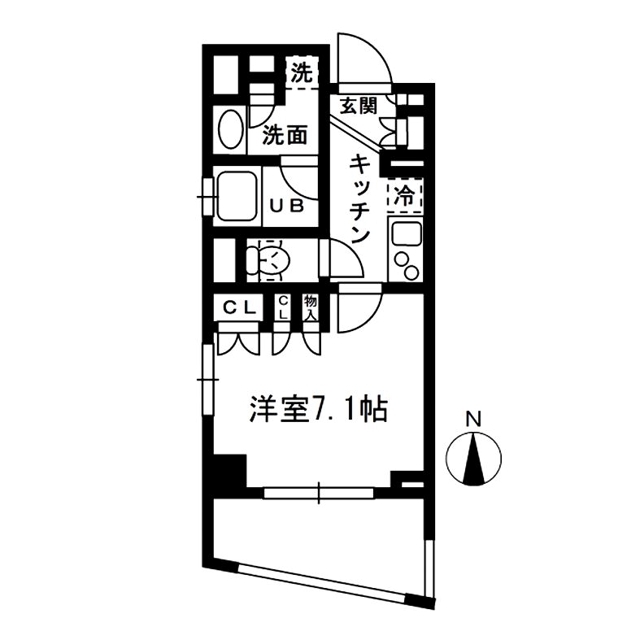 新品家具付きマンション中落合3(KaGood東京) 215（1枚目）