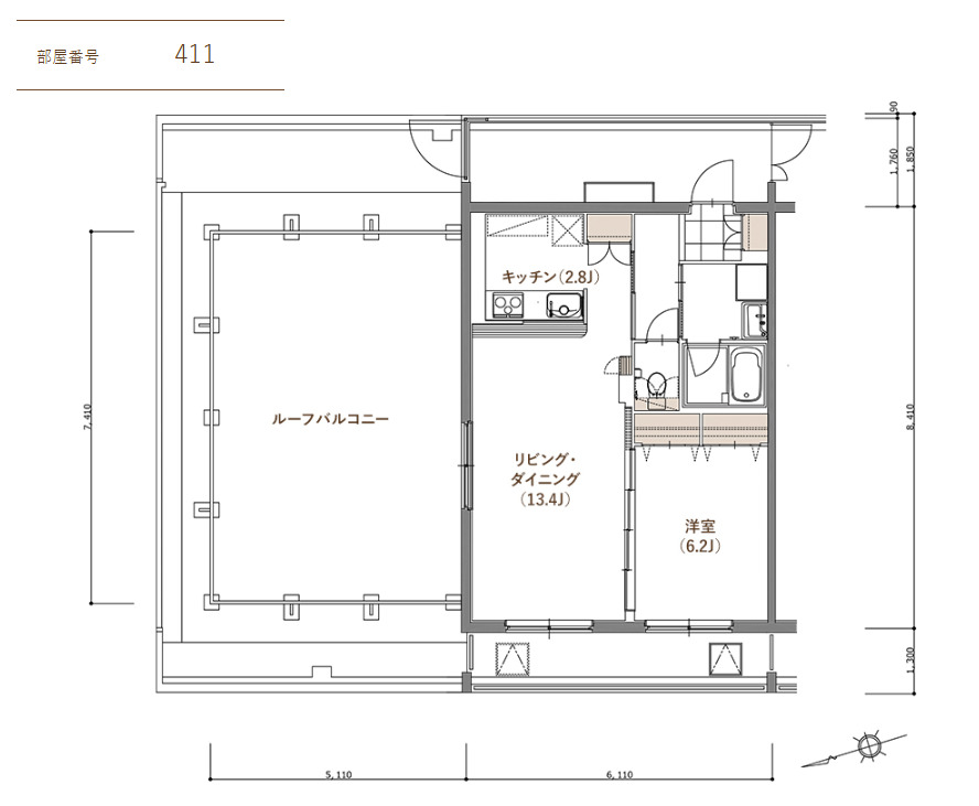 ベラスウィータ高田馬場 411（2枚目）