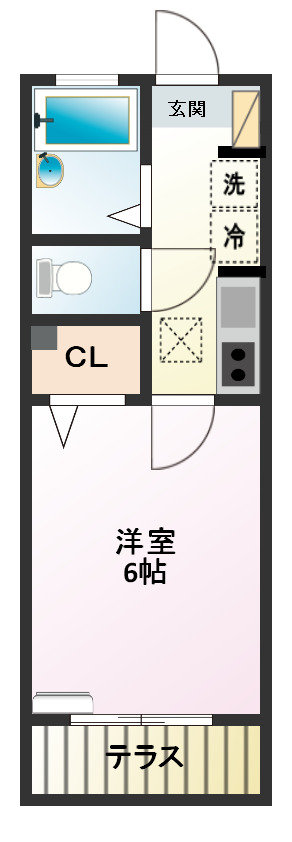 ベルメゾン薬師 102（2枚目）