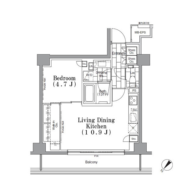 ＯＮＥ　ＲＯＯＦ　ＦＬＡＴ　ＴＳＵＫＩＳＨＩＭＡ 811（6枚目）