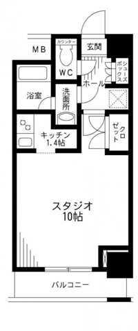 新品家具付きマンション神保町2(KaGood東京) 905（1枚目）