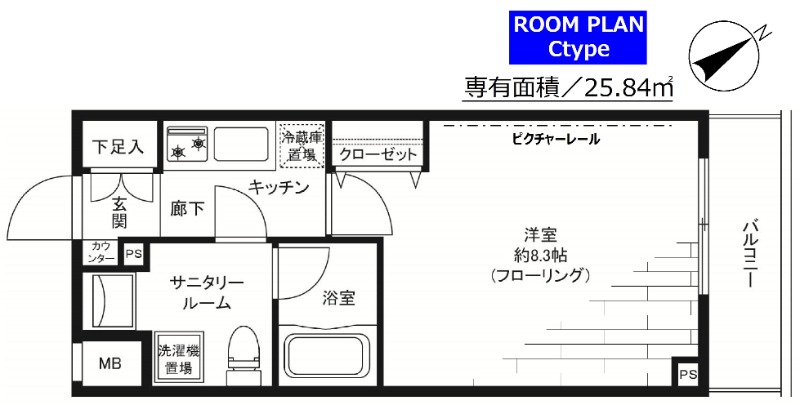 グランドコンシェルジュ麻布 203（2枚目）