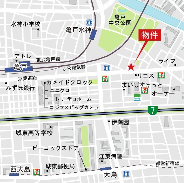 パークアクシス亀戸中央公園 1103（4枚目）