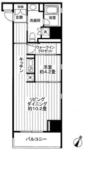 クロスレジデンス白金高輪 ０３０１（2枚目）