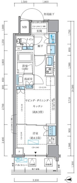 パークアクシス品川シーサイド 302（2枚目）
