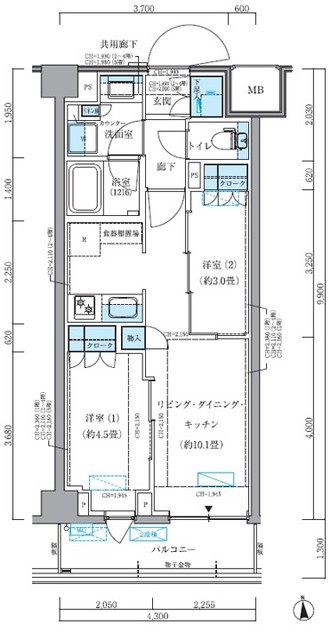 パークアクシス品川シーサイド 208（2枚目）