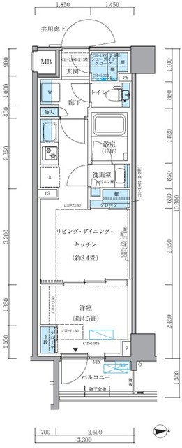 パークアクシス品川シーサイド 313（2枚目）