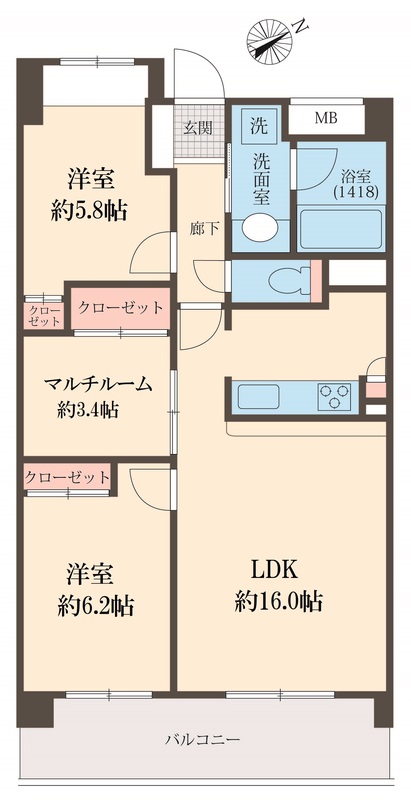 コンフォール高田馬場 302（2枚目）