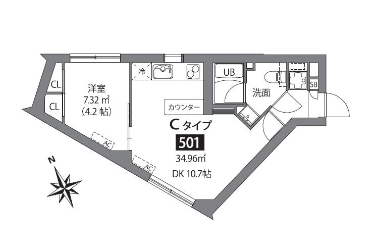 ASTILE市ヶ谷 501（2枚目）