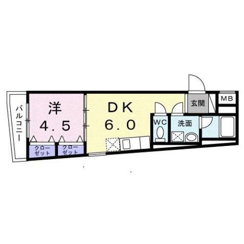 ブルー　パレット　新宿中落合 202（2枚目）