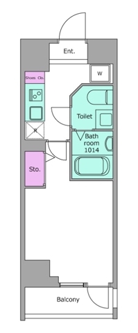 新品家具付きマンション西新橋1(KaGood東京) 202（1枚目）
