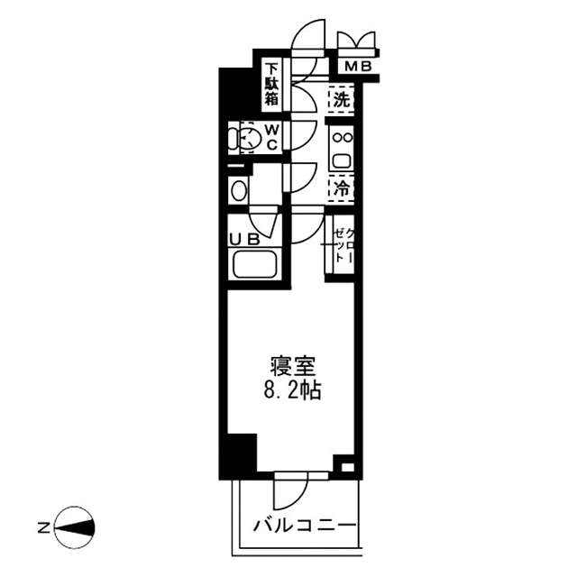 新品家具付きマンション亀戸8(KaGood東京) 701（1枚目）
