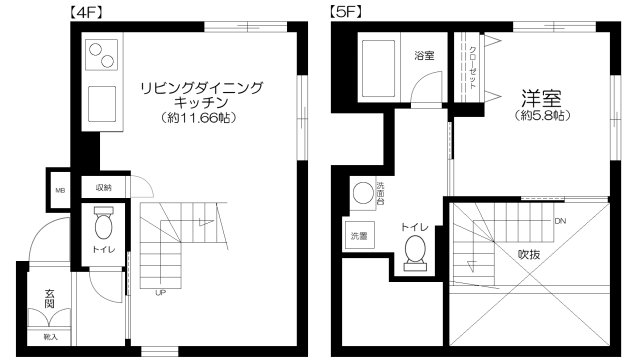 ブライト住吉 401（2枚目）