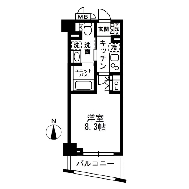 新品家具付きマンション中落合5(KaGood東京) 307（1枚目）