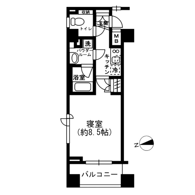 新品家具付きマンション荒木町17(KaGood東京) 602（1枚目）