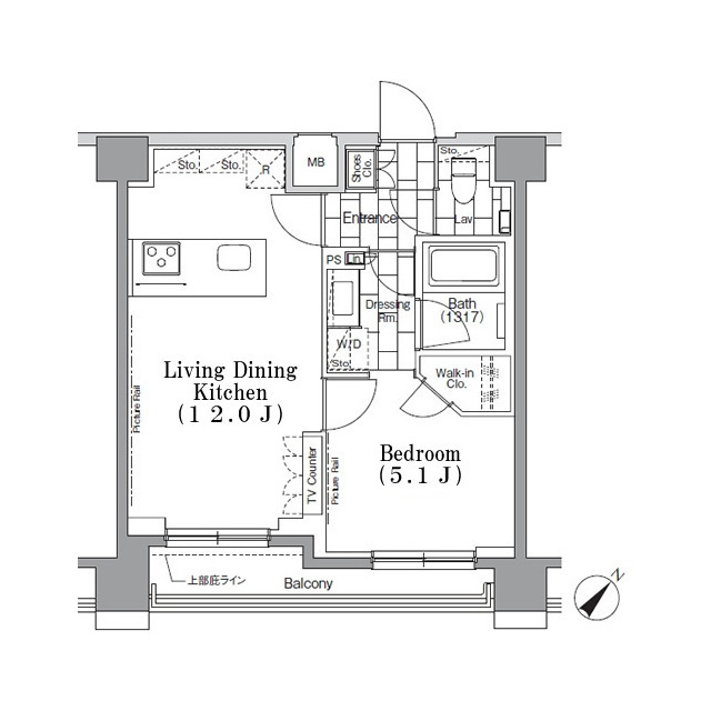 ＯＮＥ　ＲＯＯＦ　ＦＬＡＴ　ＴＳＵＫＩＳＨＩＭＡ 803（6枚目）