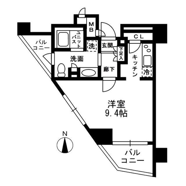 新品家具付きマンション中落合5(KaGood東京) 310（1枚目）